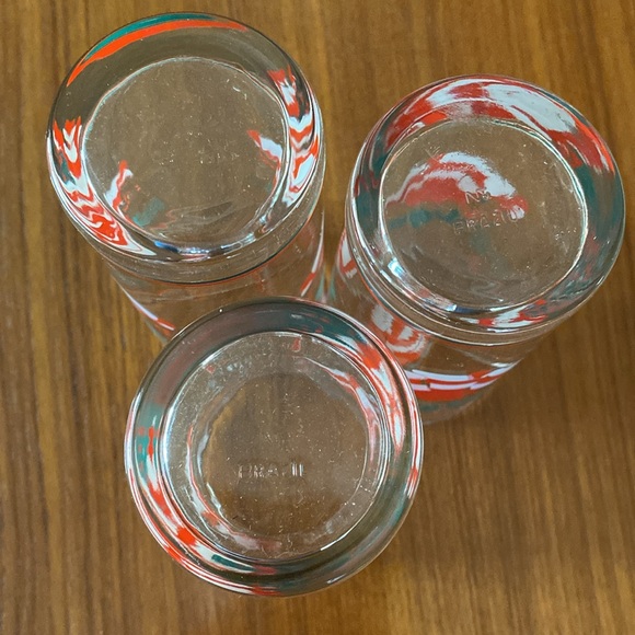 VTG Christmas Holly Berry Bells Glasses Set/3 - Picture 8 of 10